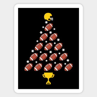 Football Christmas Tree Magnet